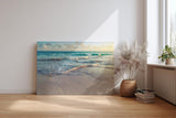 Sinus Art Wandbild 120x80cm Friedliche Wellenbewegung mit sanftem Lichtspiel für eine beruhigende Wirkung im Raum