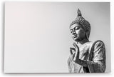 Paul Sinus Wandbild 120x80cm Buddha Buddhismus Schwarz Weiß Meditation