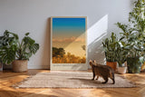 Paul Sinus Kunstdruck 40x60cm Kangchenjunga Bergkette – Himalaya-Gipfel im goldenen Morgenlicht