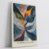 Paul Sinus Leinwandbild 60x90cm Ethereal Flow – Abstrakt, Kunst, Harmonie, Bewegung, Farben, Struktur, Eleganz, Balance, Form, Dynamik, Licht, Tiefe