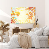 Paul Sinus Wandbild 120x80cm Eichenblatt Blatt Herbst Herbstblätter Baum Sonnenschein