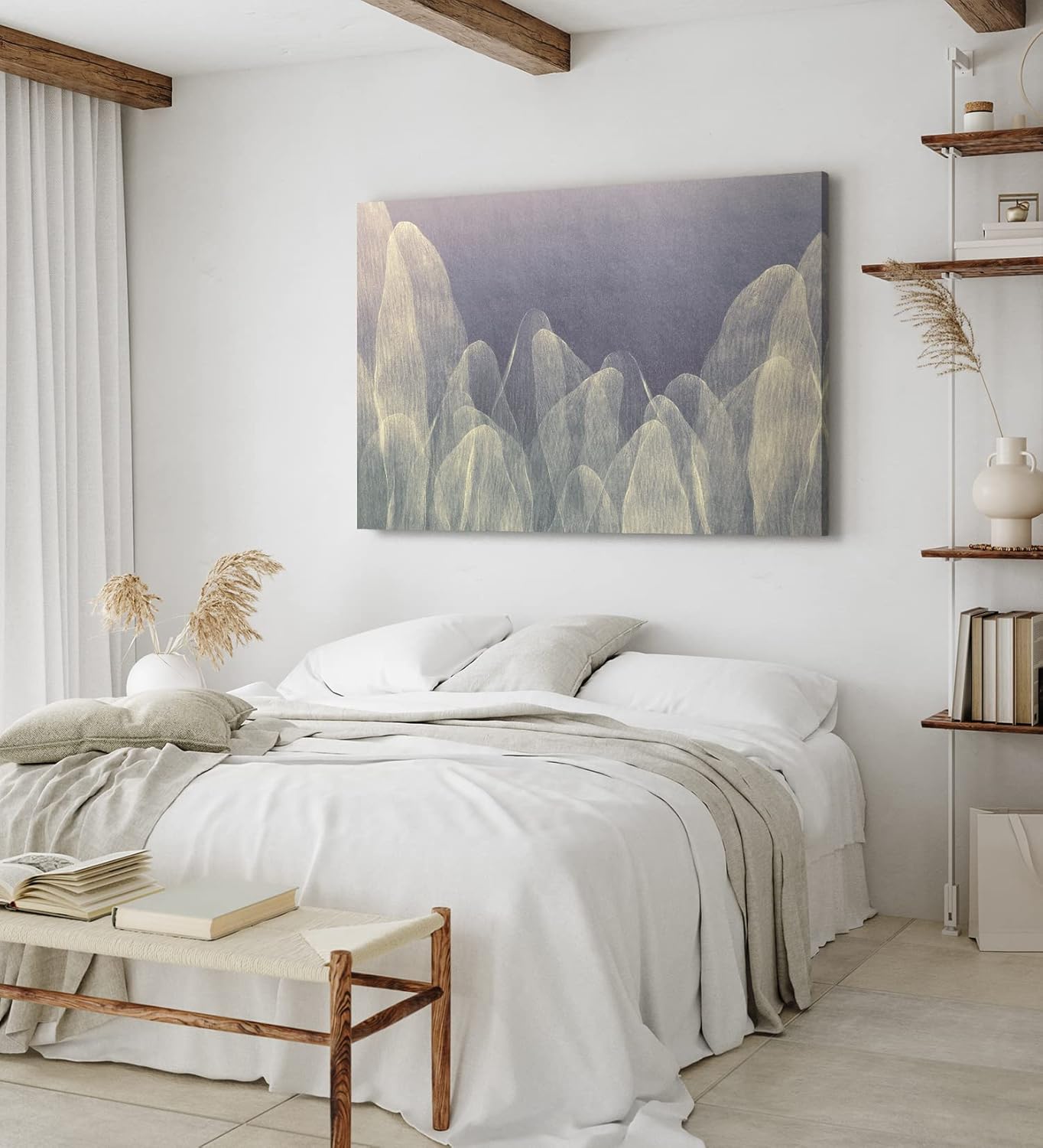 Paul Sinus Wandbild 120x80cm Abstrakte Bild von Blüten Kunstvoll Fotokunst