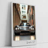 Paul Sinus Leinwandbild 40x60cm Spectra GT Leinwandbild futuristischer Sportwagen in moderner Architektur perfekte Symbiose von Leistung und Design