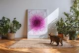 Paul Sinus Kunstdruck 40x60cm Blush Symmetry Rosafarbene Blüte in perfekter Anordnung Perfection in Pink Petals