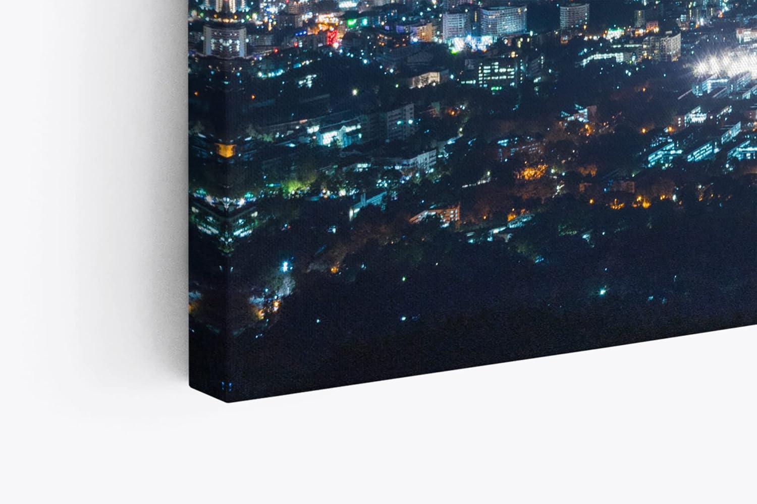 Paul Sinus Wandbild 120x80cm Los Angeles bei Nacht Großstadt