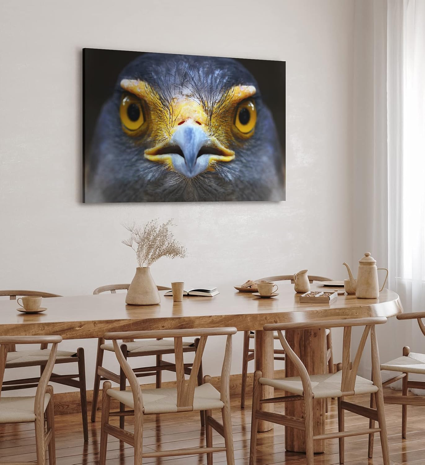 Paul Sinus Wandbild 120x80cm Schlangenweihe Greifvogel Tierfotografie Nahaufnahme