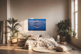 Sinus Art Wandbild 120x80cm Faszinierendes Bergmotiv mit spiegelnder Wasserfläche für meditative Raumwirkung