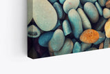 Paul Sinus Wandbild 120x80cm Runde Steine Strand Fotokunst Kunstvoll Modern
