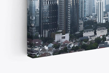 Paul Sinus Wandbild 120x80cm Großstadt Metropole Hochhäuser Büro Wolkenkratzer Business