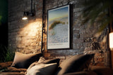 Paul Sinus Kunstdruck 40x60cm Shoreline Silence mit ruhiger Strandlandschaft bei Sonnenuntergang
