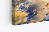 Paul Sinus Wandbild 120x80cm Sonnenuntergang Meer Himmel Horizont Farbenfroh