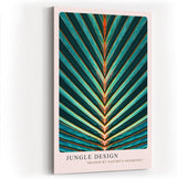 Paul Sinus Kunstdruck 40x60cm Jungle Design Blattmuster Symmetrie Tropisch Grün Naturgeometrie
