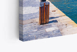 Paul Sinus Wandbild 120x80cm Chania Kreta Griechenland Meer Promenade Mittelmeer Sommer