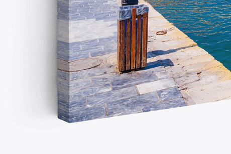 Paul Sinus Wandbild 120x80cm Chania Kreta Griechenland Meer Promenade Mittelmeer Sommer