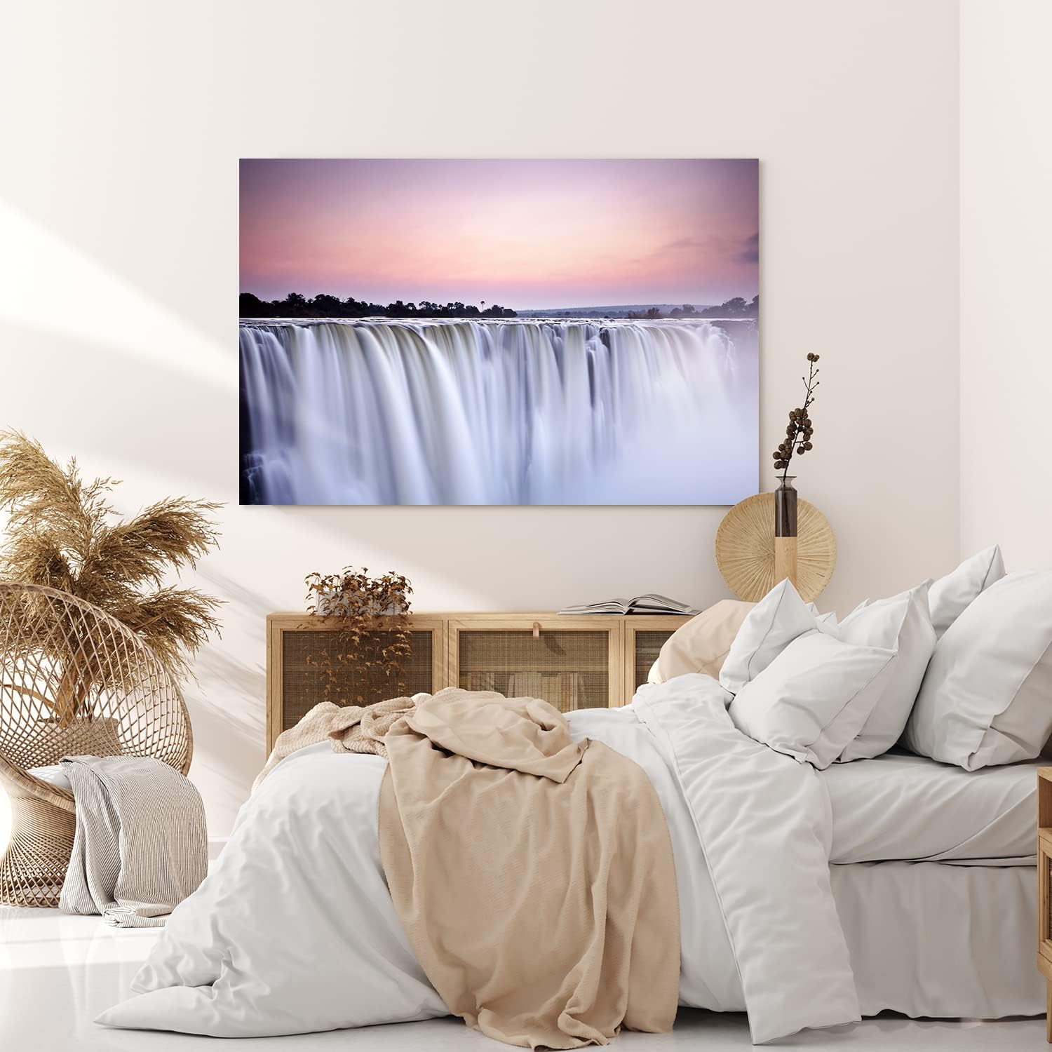 Paul Sinus Wandbild 120x80cm Viktoriafälle Wasserfall Sambia Afrika Fotokunst