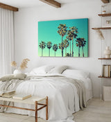 Wandbild 120x80cm Palmen Süden Sonnenschein Sommer Urlaub Paradies