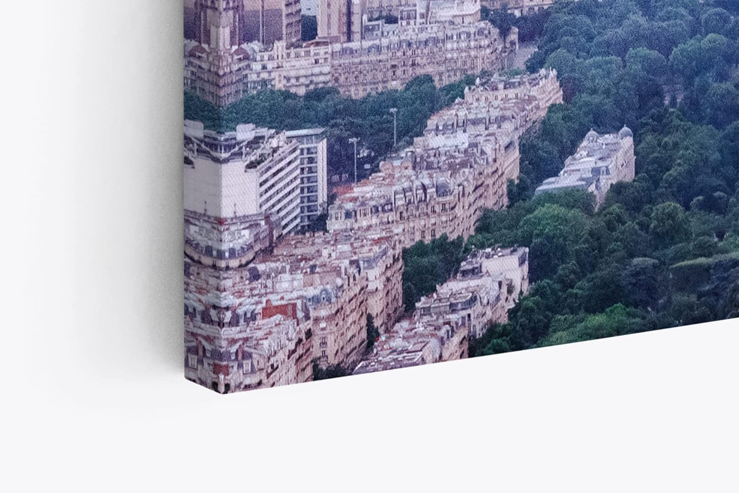 Paul Sinus Wandbild 120x80cm Eiffelturm Paris Großstadt Skyline Frankreich Wolkenkratzer
