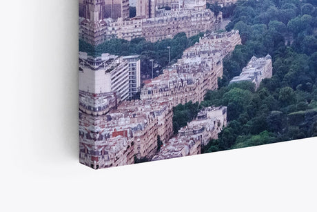 Paul Sinus Wandbild 120x80cm Eiffelturm Paris Großstadt Skyline Frankreich Wolkenkratzer