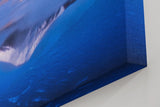 Sinus Art Wandbild 120x80cm Faszinierendes Bergmotiv mit spiegelnder Wasserfläche für meditative Raumwirkung