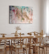 Paul Sinus Wandbild 120x80cm Abstrakte Struktur Kunstvoll Modern Farben Beige