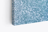 Paul Sinus Wandbild 120x80cm Luftaufnahme Strand Boot Blau Meer Wellen Vogelperspektive