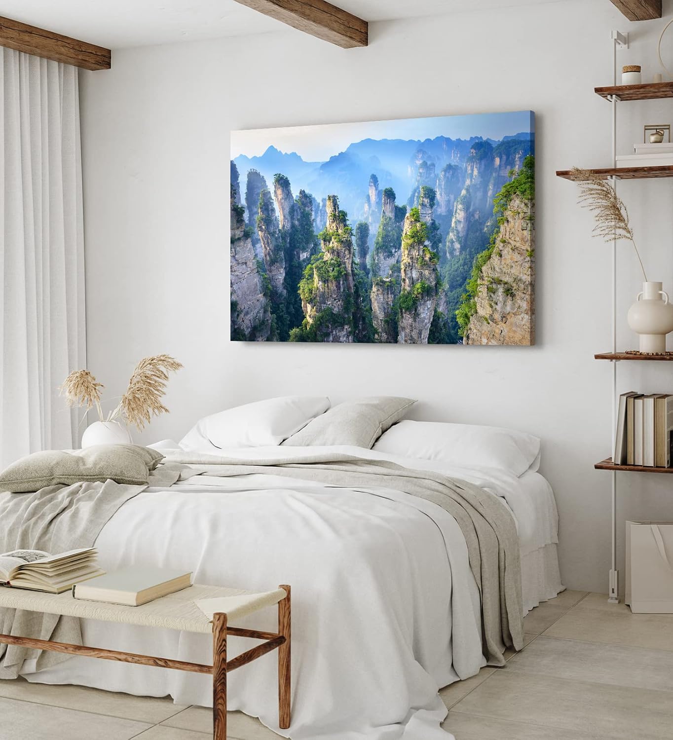 Paul Sinus Wandbild 120x80cm Zhangjiajie Nationalpark China Felsen Sandsteinformationen