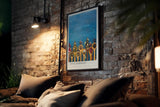Paul Sinus Kunstdruck 40x60cm Spice Harmony – Farbenfrohe Gewürzvielfalt auf Holzlöffeln