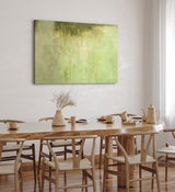 Paul Sinus Wandbild 120x80cm Abstrakte Struktur Grün Farbe Kunstvoll Dekorativ