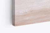 Paul Sinus Wandbild 120x80cm Abstrakter Strand Meer Horizont Kunstvoll Blau Beige