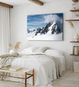 Paul Sinus Wandbild 120x80cm Alpen Berge Berggipfel Schneegipfel Gebirge Schnee