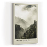 Paul Sinus Kunstdruck 40x60cm Wald Nebel Berge Stille Natur Fotografie Valley of Mist