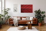 Sinus Art Wandbild 120x80cm Perfektes Motiv für alle, die grafische Naturästhetik mit Eleganz verbinden