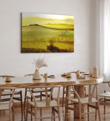 Paul Sinus Wandbild 120x80cm Toskana Landschaft Italien Sonnenaufgang Finca