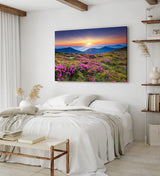 Paul Sinus Wandbild 120x80cm Alpen Berge Gebirge Bergwiese Wiese Natur Wildblumen