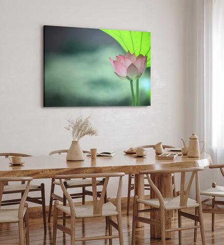 Paul Sinus Wandbild 120x80cm Lotosblume Blume Blüte Kunstvoll Lotos Rosa