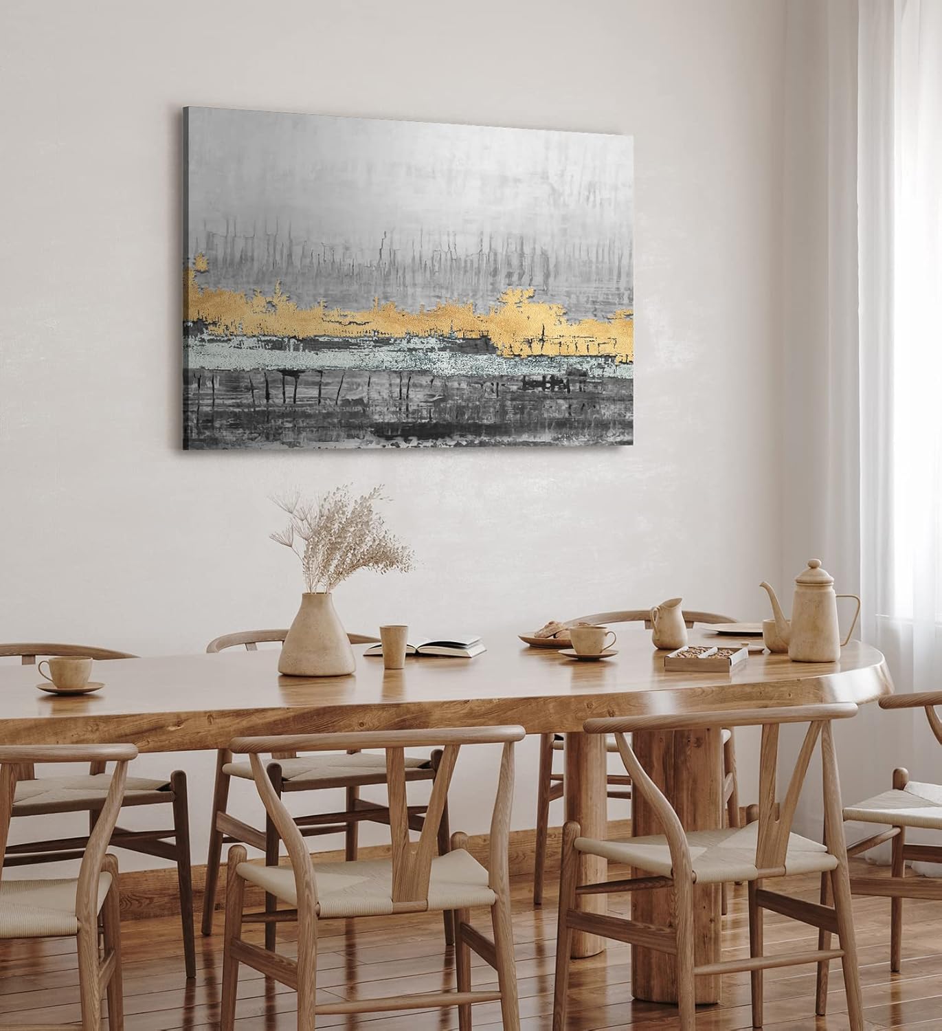 Paul Sinus Wandbild 120x80cm Abstrakte Struktur Risse Kratzer alte Farben Modern