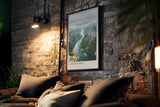 Paul Sinus Kunstdruck 40x60cm Nærøyfjord Norwegen mit spektakulärer Fjordlandschaft und Bergen