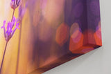 Sinus Art Wandbild 120x80cm Stimmungsvolles Lavendel-Motiv mit leuchtenden Farben auf harmonischem Hintergrund