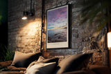 Paul Sinus Kunstdruck 40x60cm Pastel Horizon Himmel über ruhigem Meer Where Sky Dreams in Color