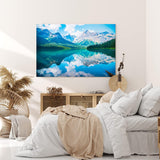 Paul Sinus Wandbild 120x80cm Kanada Emerald Lake Bergsee Berge Natur See