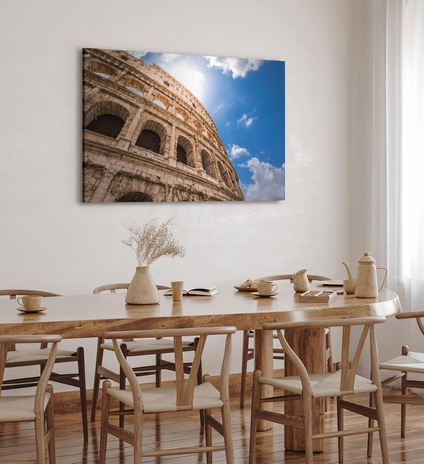 Paul Sinus Wandbild 120x80cm Rom Kollusion Römer Italien Gladiatoren Antik blauer Himmel
