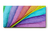Sinus Art Wandbild 120x80cm Farbverlauf in leuchtenden Fächerformen – modern, verspielt und stilvoll