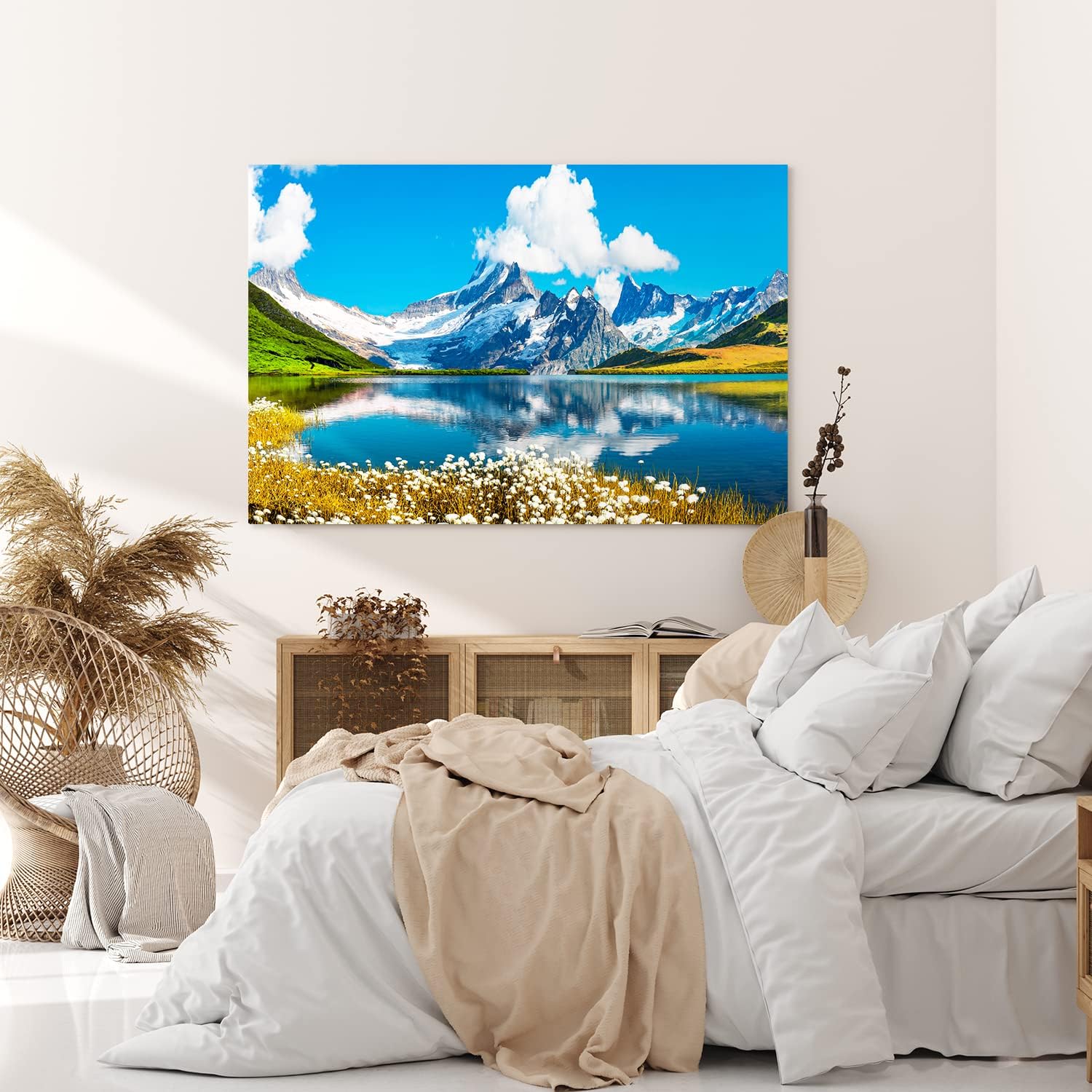 Paul Sinus Wandbild 120x80cm Moraine Lake in Kanada Bergsee Berge See Natur