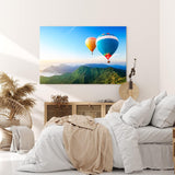 Paul Sinus Wandbild 120x80cm Heißluftballons Berge Irland Natur Himmel Fliegen