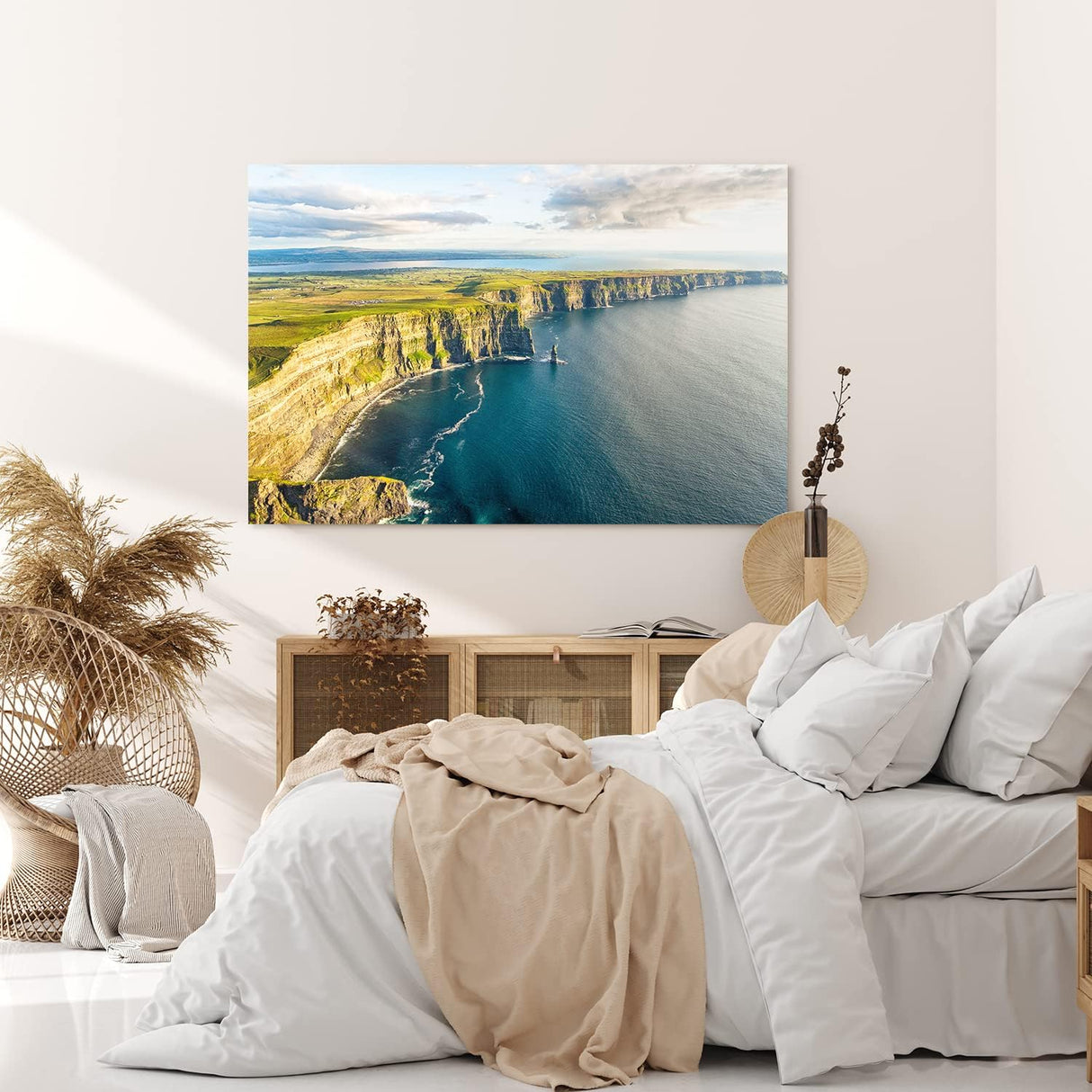 Paul Sinus Wandbild 120x80cm Cliffs of Moher Irland Kliffküste Küste Meer Natur