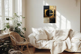 Paul Sinus 60x90cm Wandbild, Meisterhaftes Design in Fokusgeometrie – Kontrastvolle Harmonie trifft auf Ästhetik