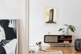 Paul Sinus Leinwandbild 80x120cm Monolith of Time monumentaler Stein zeitlos mystisch Natur minimalistisch erhaben stille Landschaft