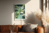 Paul Sinus Wandbild in 40x60cm Clearwater Path Malerischer Gebirgsbach mit klaren Wasserläufen
