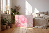 Sinus Art Wandbild 120x80cm Zarte Blütenanordnung mit weichem Licht – Symbol für Leichtigkeit und Schönheit