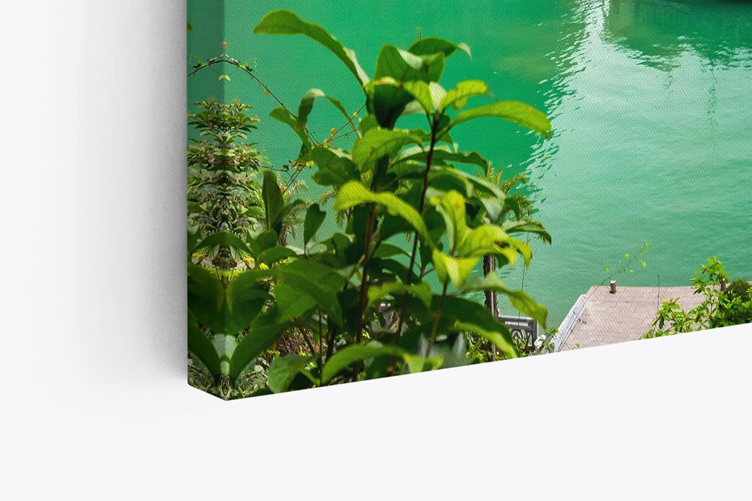 Paul Sinus Wandbild 120x80cm V?nh H? Long Bucht in Vietnam Sonnenuntergang Felsen